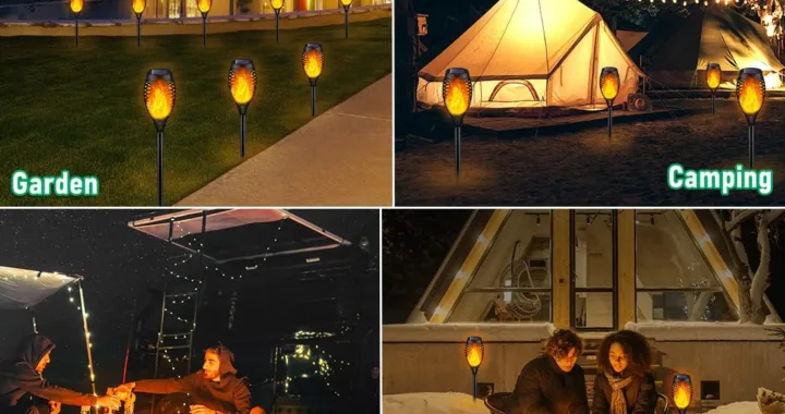Brighten Your Yard with Solar Torch Lights