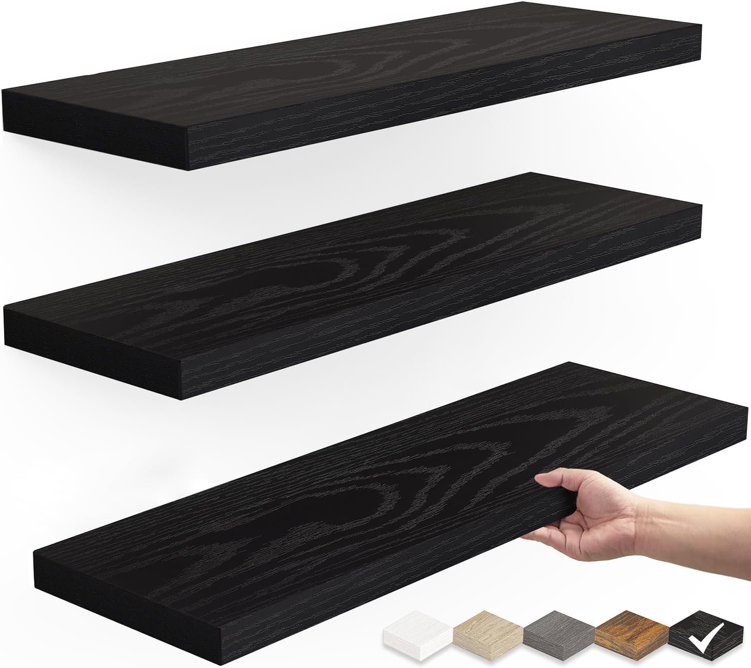 Elevate Your Space: BAYKA Rustic Floating Shelves Review